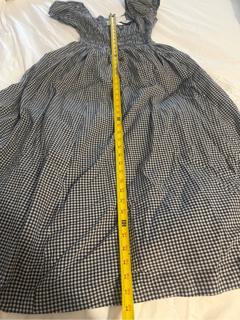 NWT Doen Quinley Dress in Navy La Maddalena Gingham! - Picture 8 of 11